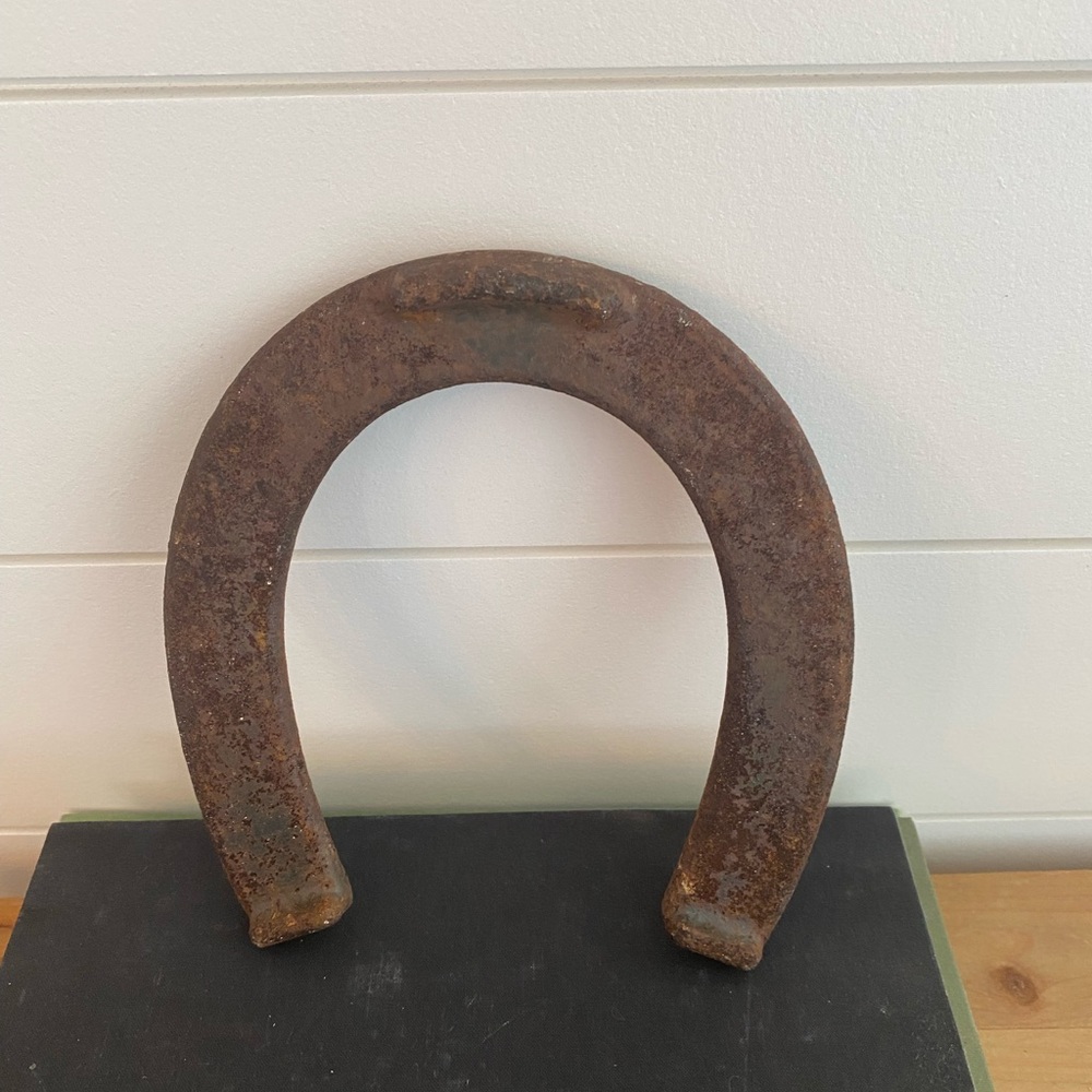 Metal Atlas Pitching Horseshoe Rustic Equestrian Farmhouse Decor Ranch Vintage